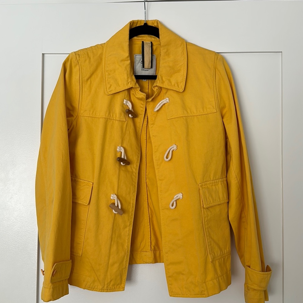 Yellow utility jacket from Swedish brand Boomerang